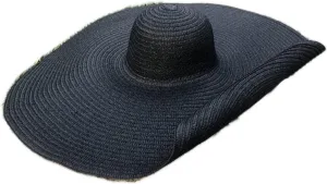 25cm Oversized Foldable Beach Hats for Women Large Wide Brim Hat Outdoor Sun Shade