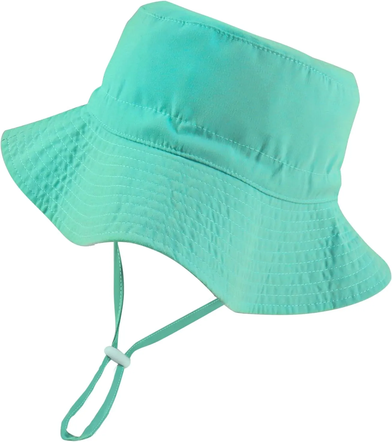 Baby Boys Girls Sun Hat Wide Brim Toddler Sun Hat UPF 50  Infant Sun Hat Summer Beach Baby Hats Bucket Hat Aqua 2-4T
