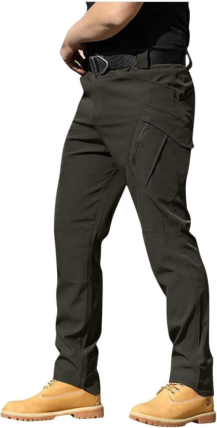 Baggy Cargo Pants Men Stretchy Flex Camo Tactical Waterproof Pants Lightweight Mencomfy Cargo Pants Multi Pockets