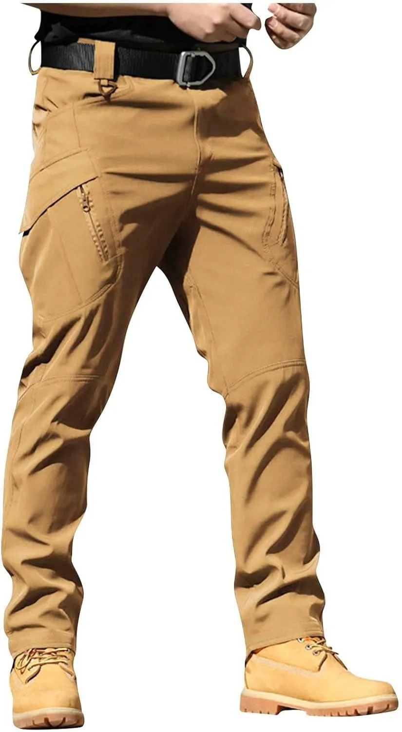 Baggy Cargo Pants Men Stretchy Flex Camo Tactical Waterproof Pants Lightweight Mencomfy Cargo Pants Multi Pockets