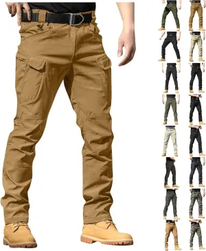 Baggy Cargo Pants Men Stretchy Flex Camo Tactical Waterproof Pants Lightweight Mencomfy Cargo Pants Multi Pockets