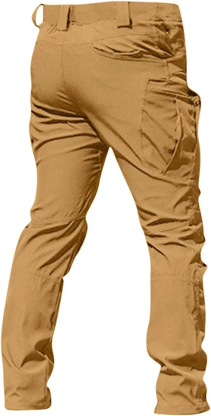 Baggy Cargo Pants Men Stretchy Flex Camo Tactical Waterproof Pants Lightweight Mencomfy Cargo Pants Multi Pockets