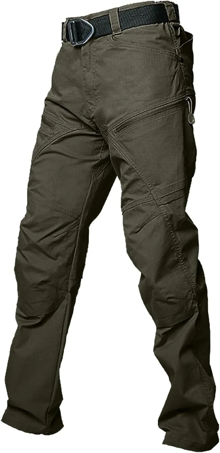 Cargo Pants for Men Slim Fit Lightweight Flex Camo Tactical Pants with Multi Pockets Relaxed Fit Hiking Work Pants