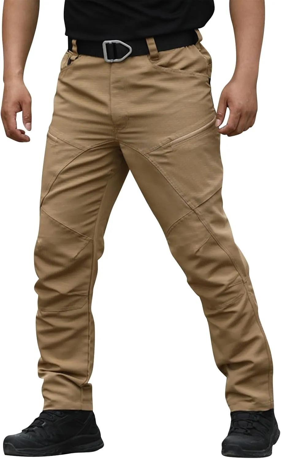 Cargo Pants for Men Slim Fit Lightweight Flex Camo Tactical Pants with Multi Pockets Relaxed Fit Hiking Work Pants
