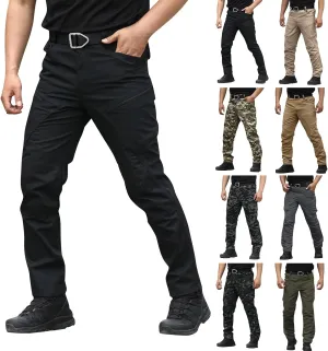 Cargo Pants for Men Slim Fit Lightweight Flex Camo Tactical Pants with Multi Pockets Relaxed Fit Hiking Work Pants