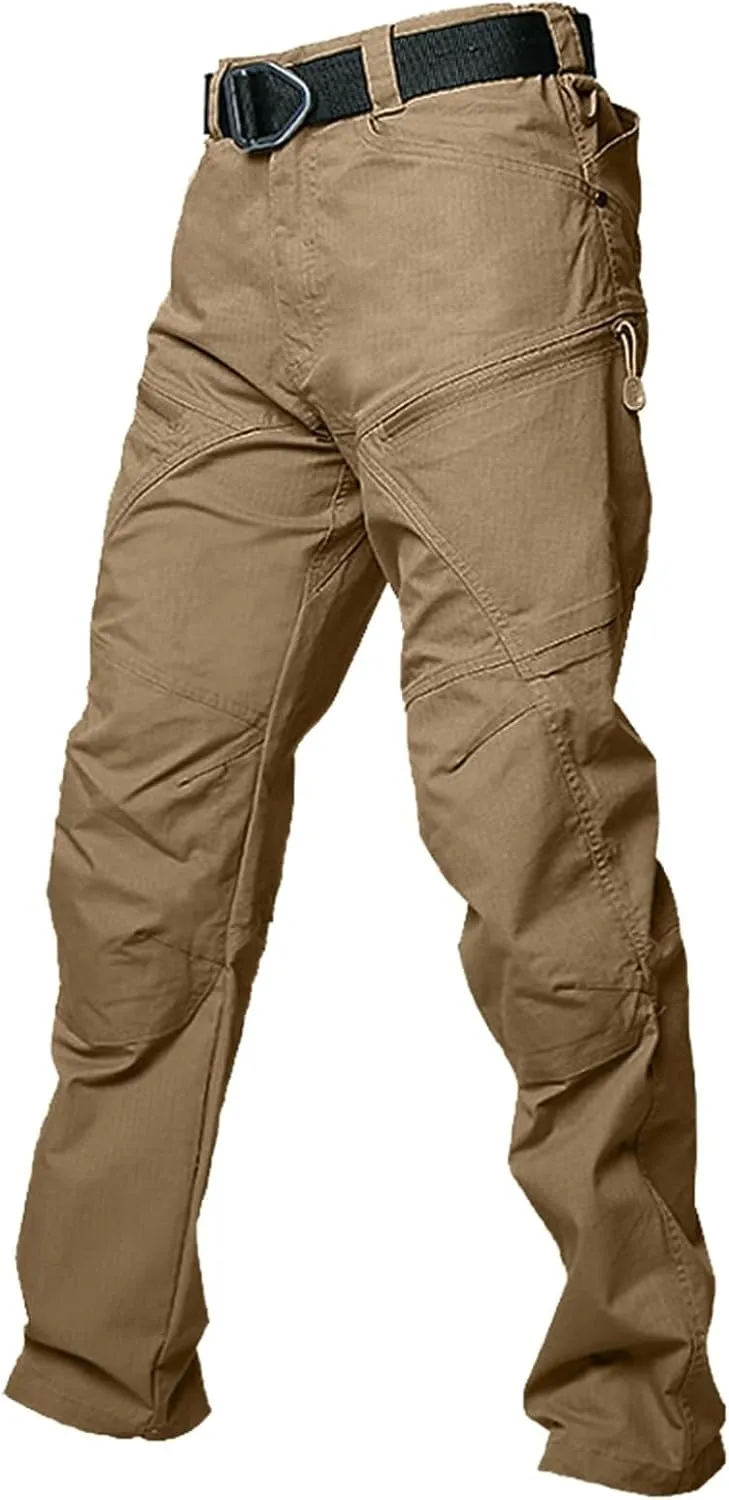 Cargo Pants for Men Slim Fit Lightweight Flex Camo Tactical Pants with Multi Pockets Relaxed Fit Hiking Work Pants