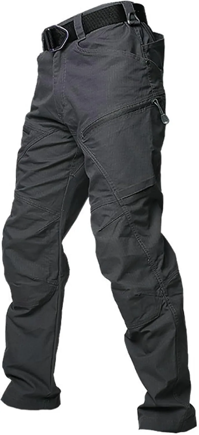 Cargo Pants for Men Slim Fit Lightweight Flex Camo Tactical Pants with Multi Pockets Relaxed Fit Hiking Work Pants