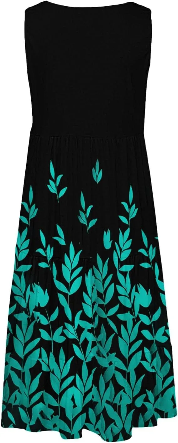 Casual Summer Dresses for Women Summer Dresses for Women Plus Size Beach Dress Casual Sundresses Sexy Sleeveless