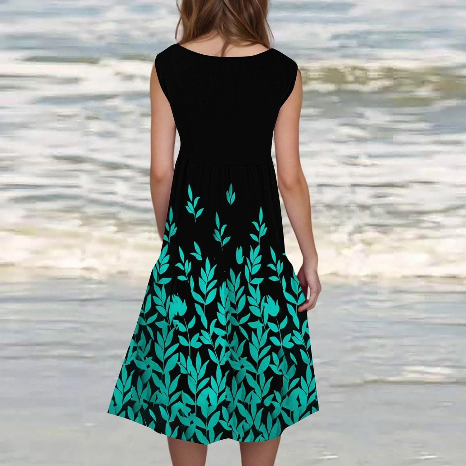 Casual Summer Dresses for Women Summer Dresses for Women Plus Size Beach Dress Casual Sundresses Sexy Sleeveless