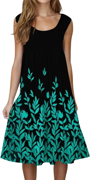 Casual Summer Dresses for Women Summer Dresses for Women Plus Size Beach Dress Casual Sundresses Sexy Sleeveless