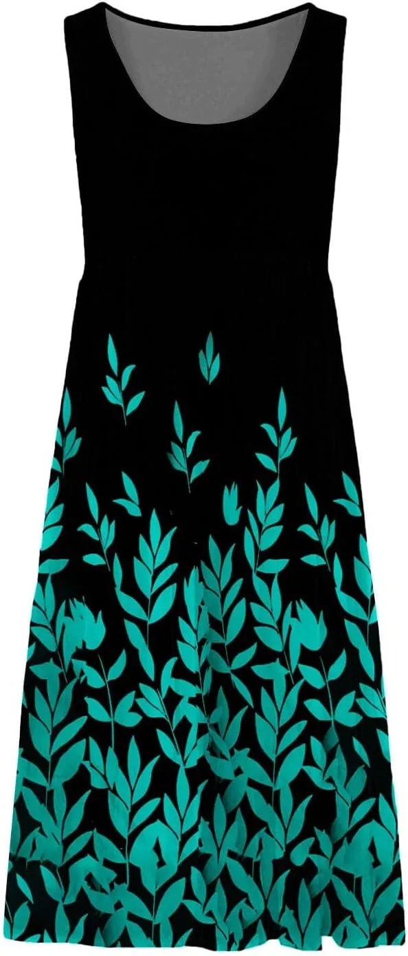 Casual Summer Dresses for Women Summer Dresses for Women Plus Size Beach Dress Casual Sundresses Sexy Sleeveless
