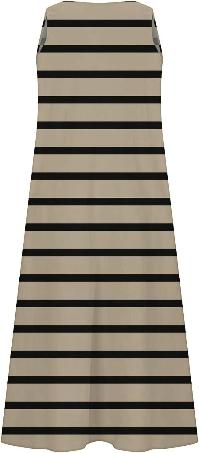 Cute Summer Dresses Summer Dresses for Women Plus Size Beach Dress Casual Sundresses Sexy Sleeveless Dress Flowy