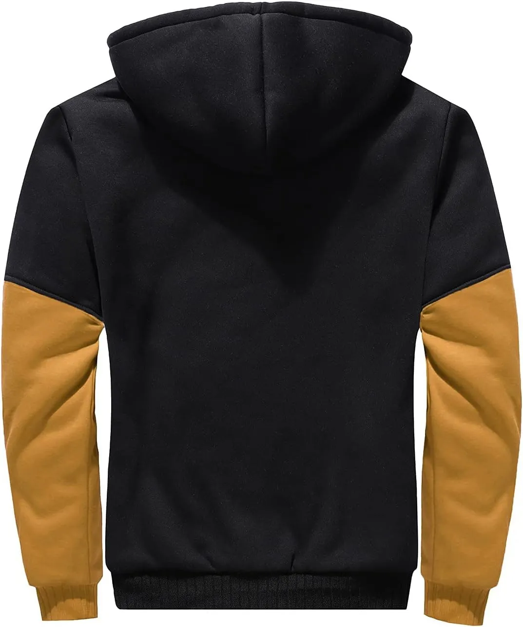 DuDubaby Light Up Hoodies for Men Autumn and Winter Color Loose Casual Plush Jacket