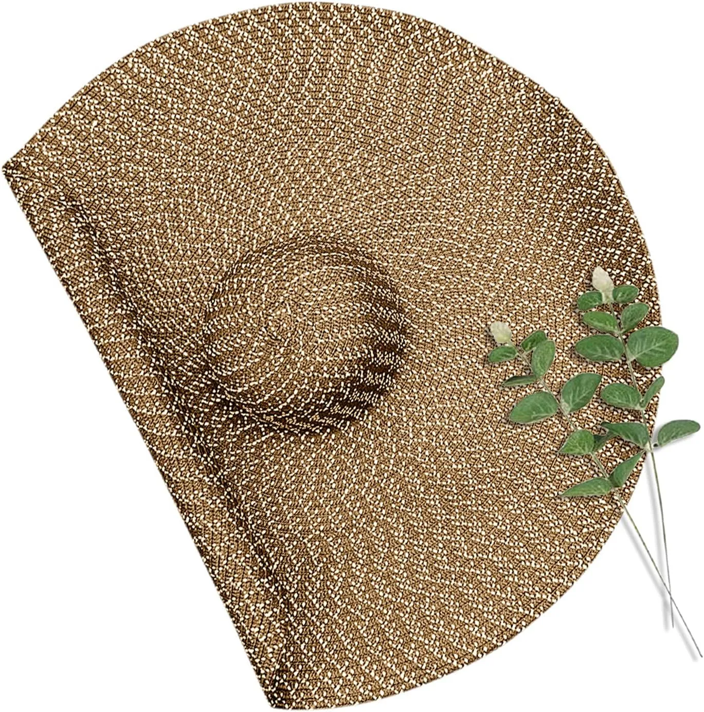 Fashion Oversized Brim Sun Hat Beach Anti-UV Sun Protection Cap Hat UPF 50  Wide Coverage Straw Caps