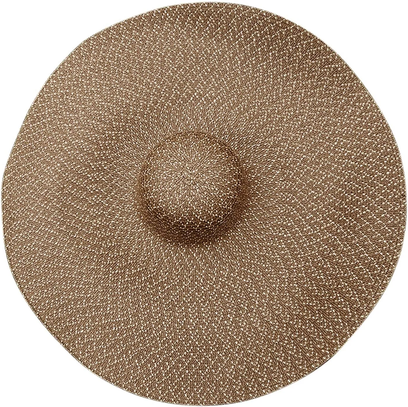 Fashion Oversized Brim Sun Hat Beach Anti-UV Sun Protection Cap Hat UPF 50  Wide Coverage Straw Caps