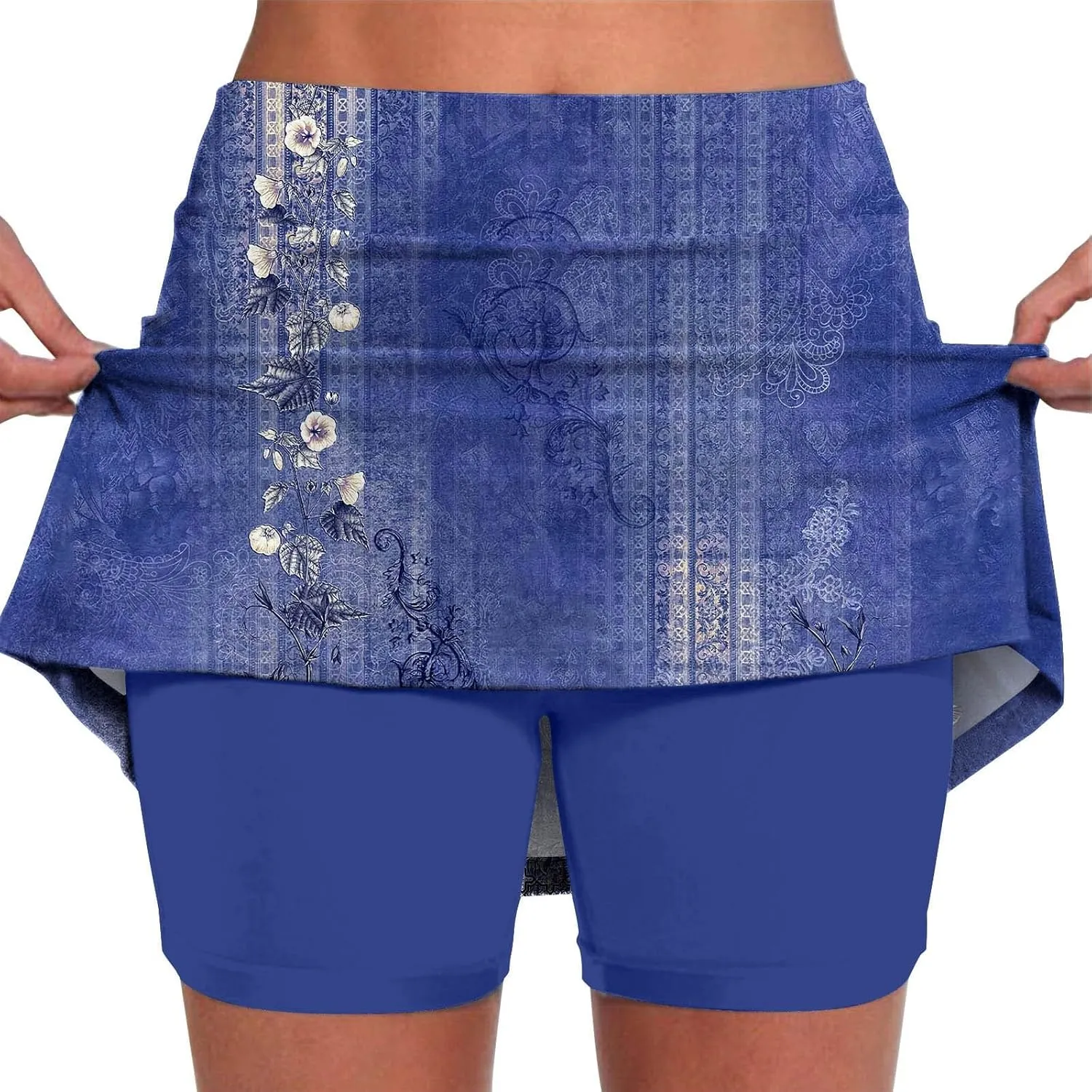 Golf Skirts for Women 18 inch Short Shorts for Women high Waisted Long Tennis Skirt Long Inseam