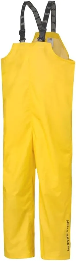 Helly-Hansen Workwear Mandal Waterproof Bib Overalls for Men Made of Durable PVC-Coated Polyester, Breathable and Adjustable