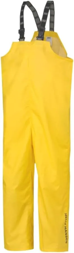 Helly-Hansen Workwear Mandal Waterproof Bib Overalls for Men Made of Durable PVC-Coated Polyester, Breathable and Adjustable