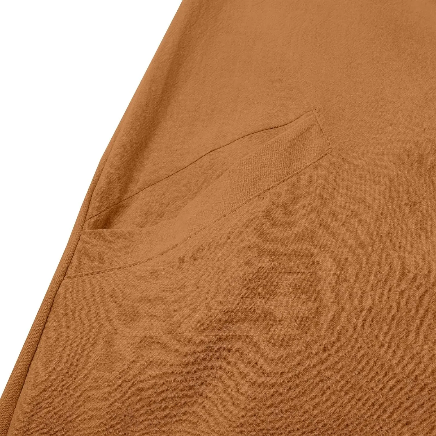 High Waisted A Line Dresses Women's Fashionable Casual Solid Color Pocket V Neck Sleeveless Casual Dress Summer