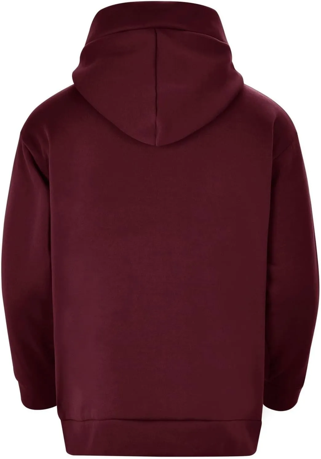 Hoodies for Men Turtleneck Cowl Hoodie Casual Pullover Fall Winter Loose Fit Tops with Embroidery