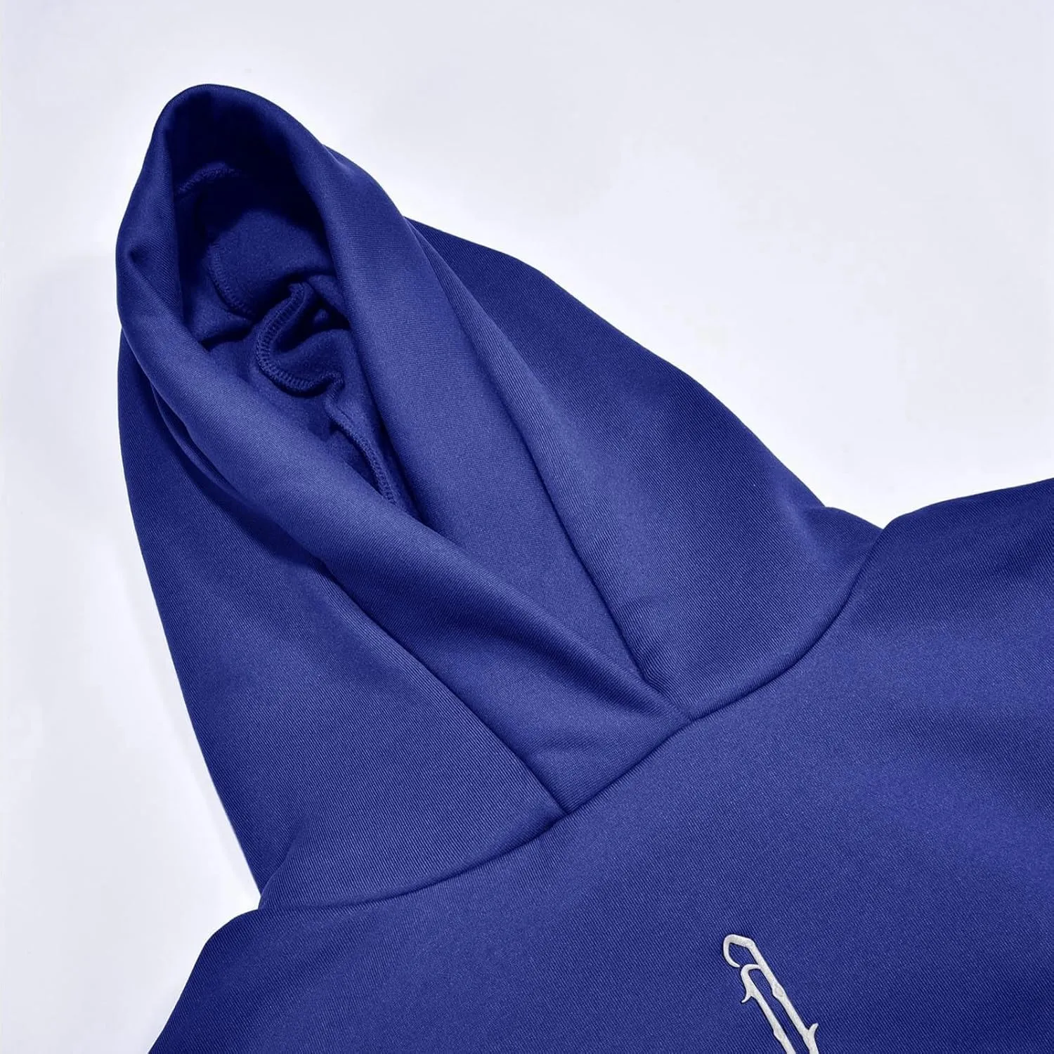Hoodies for Men Turtleneck Cowl Hoodie Casual Pullover Fall Winter Loose Fit Tops with Embroidery