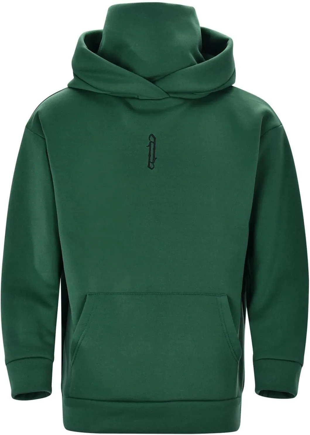 Hoodies for Men Turtleneck Cowl Hoodie Casual Pullover Fall Winter Loose Fit Tops with Embroidery