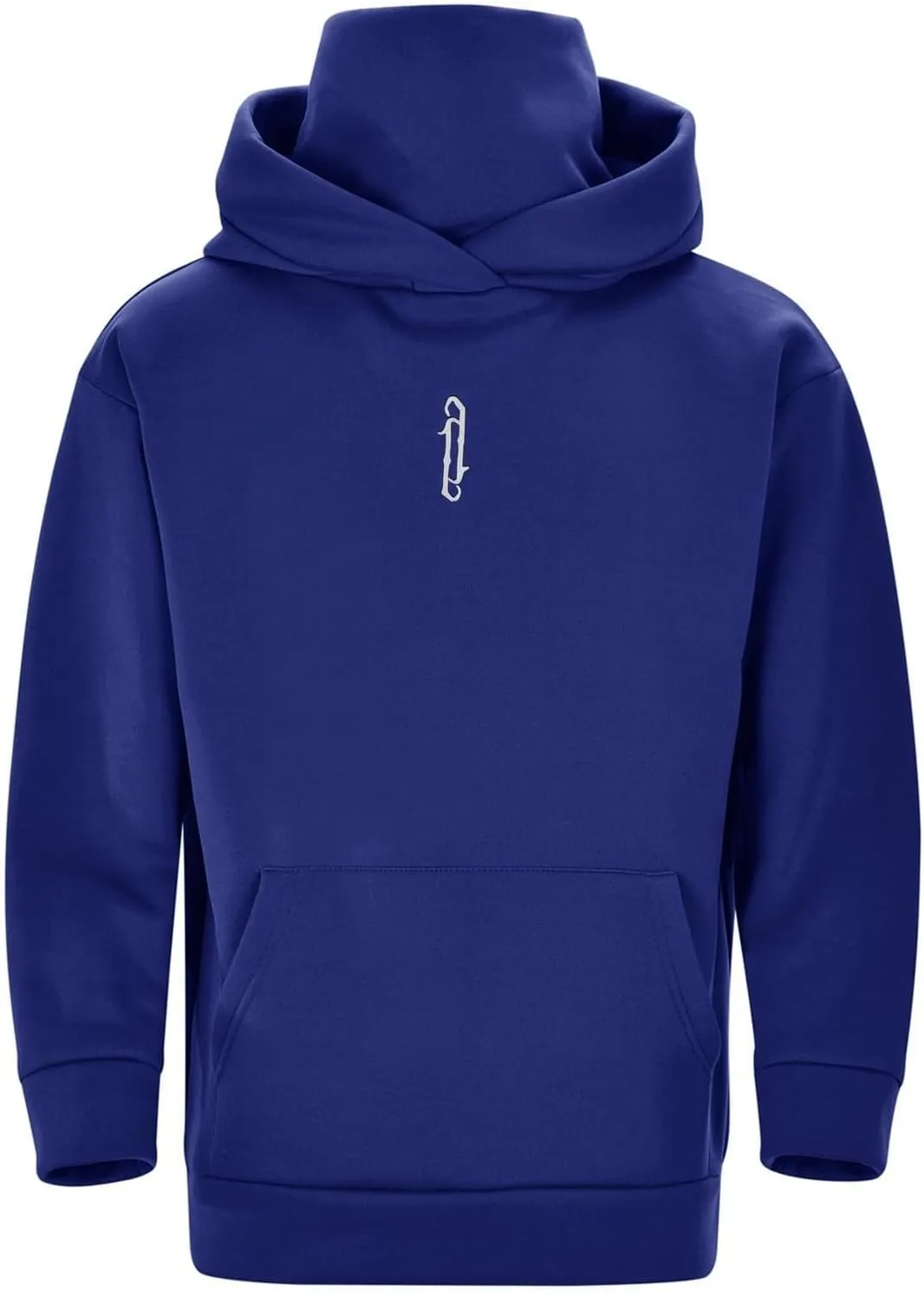 Hoodies for Men Turtleneck Cowl Hoodie Casual Pullover Fall Winter Loose Fit Tops with Embroidery