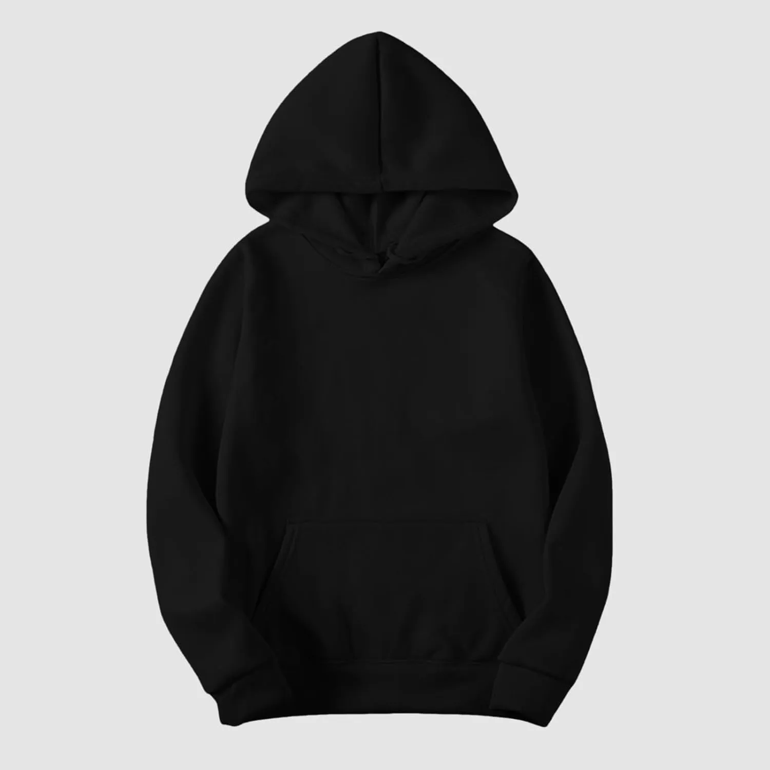 Hoodies For Women Plus Size Long Sleeve Drop Shoulder Casual Sweatshirt Solid Color Drawstring Fashion Sweatshirts