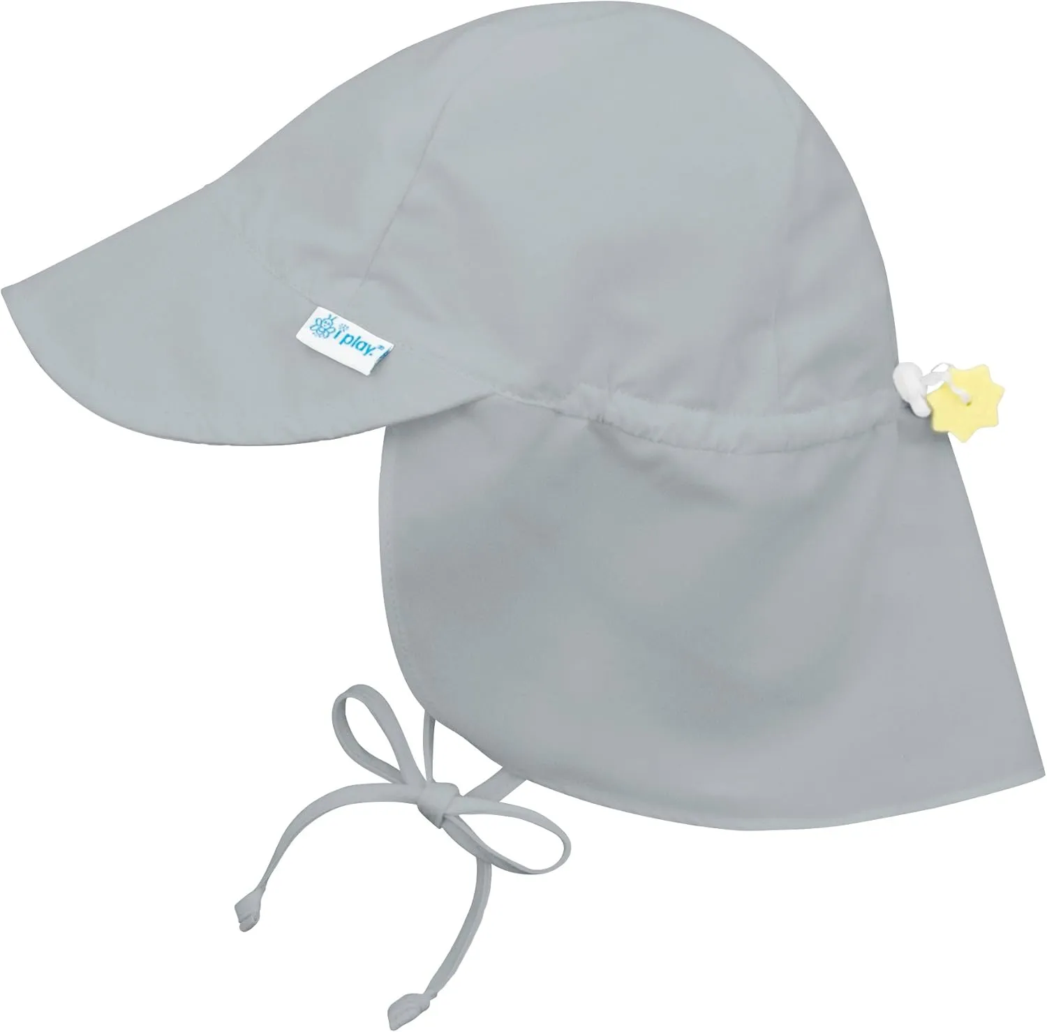 i Play 2PK UPF 50  Sun Protection Flap Sun Hats Baseball Brim Hat Beach Hat Grey