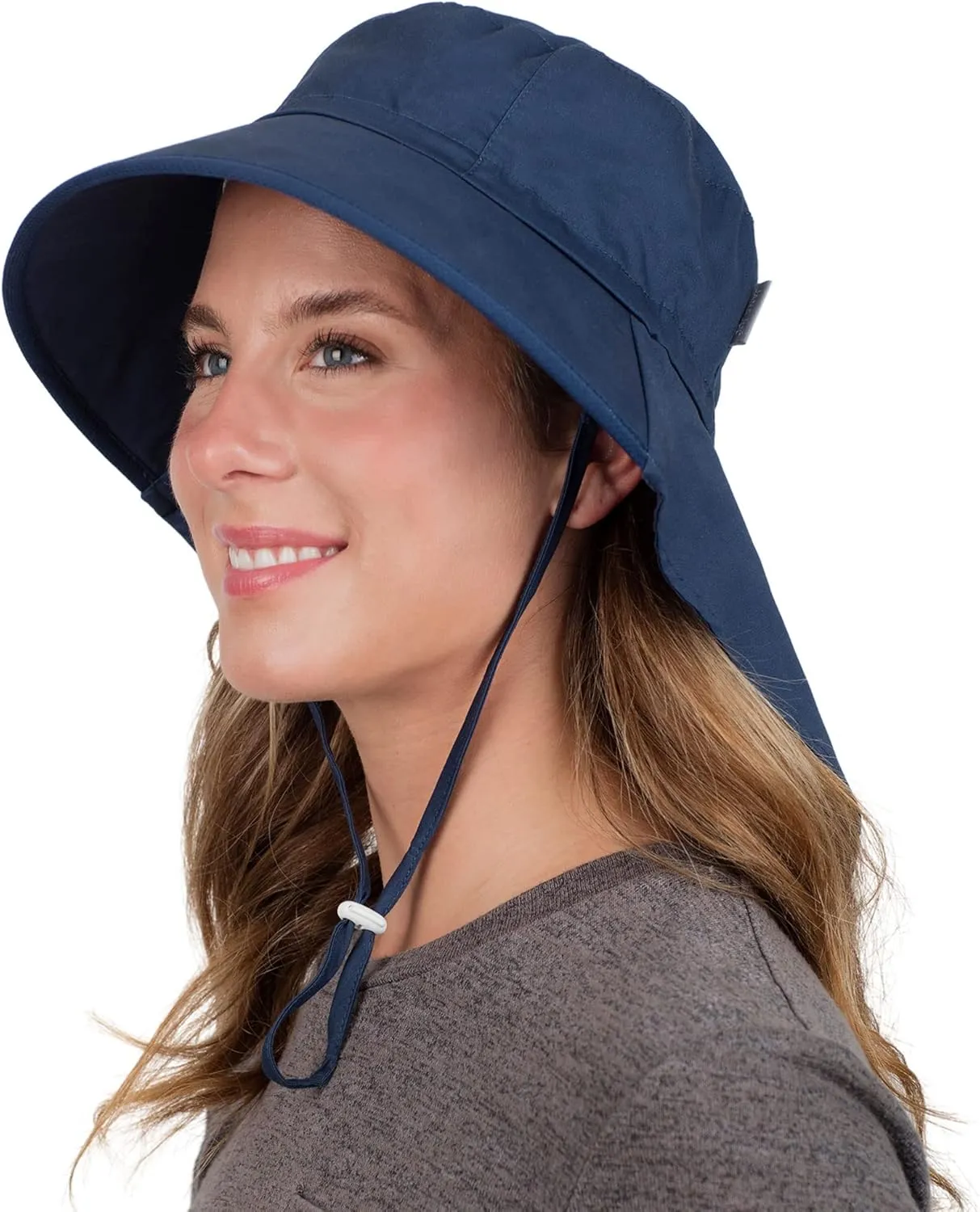 JAN & JUL 100% Cotton Adjustable Sun Hat with UV Protection for Women