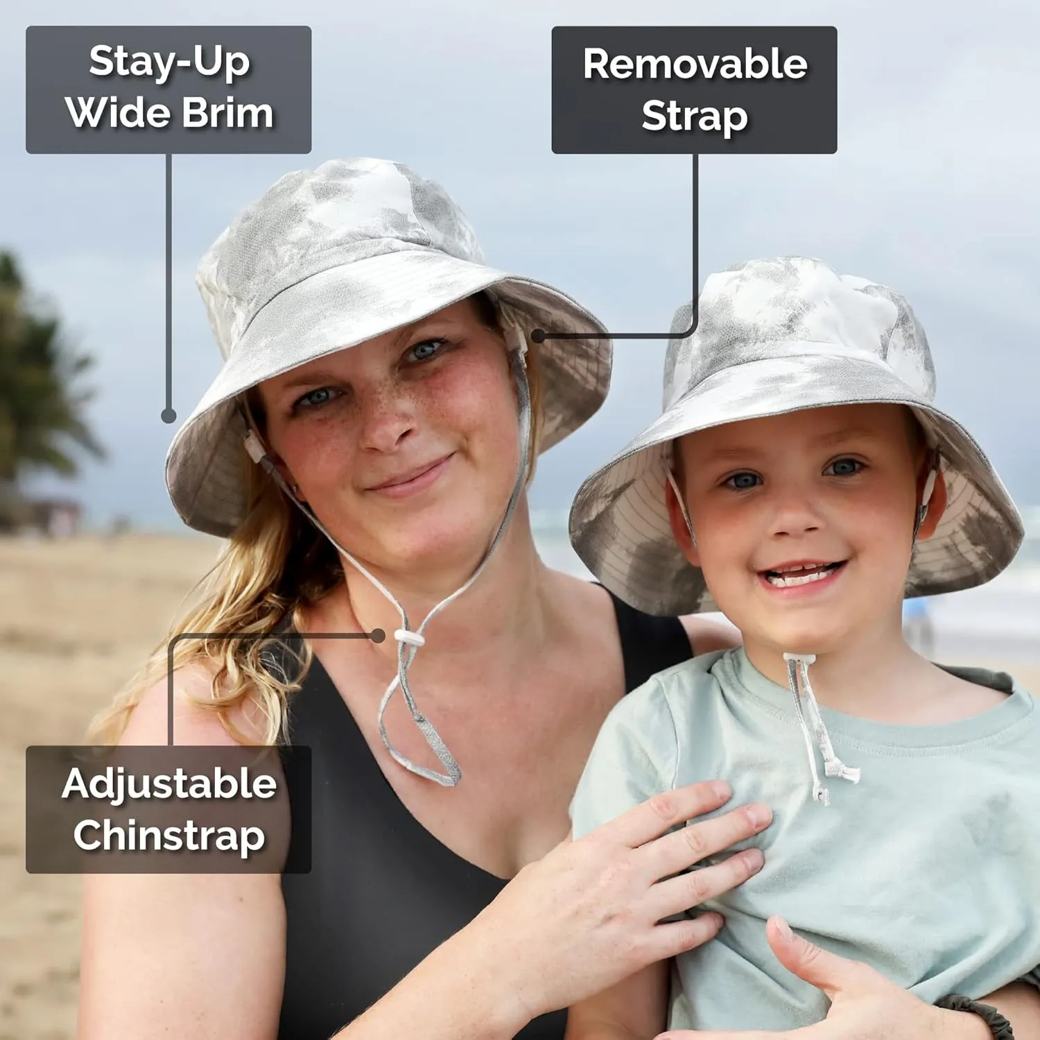 JAN & JUL 100% Cotton Adjustable Sun Hat with UV Protection for Women