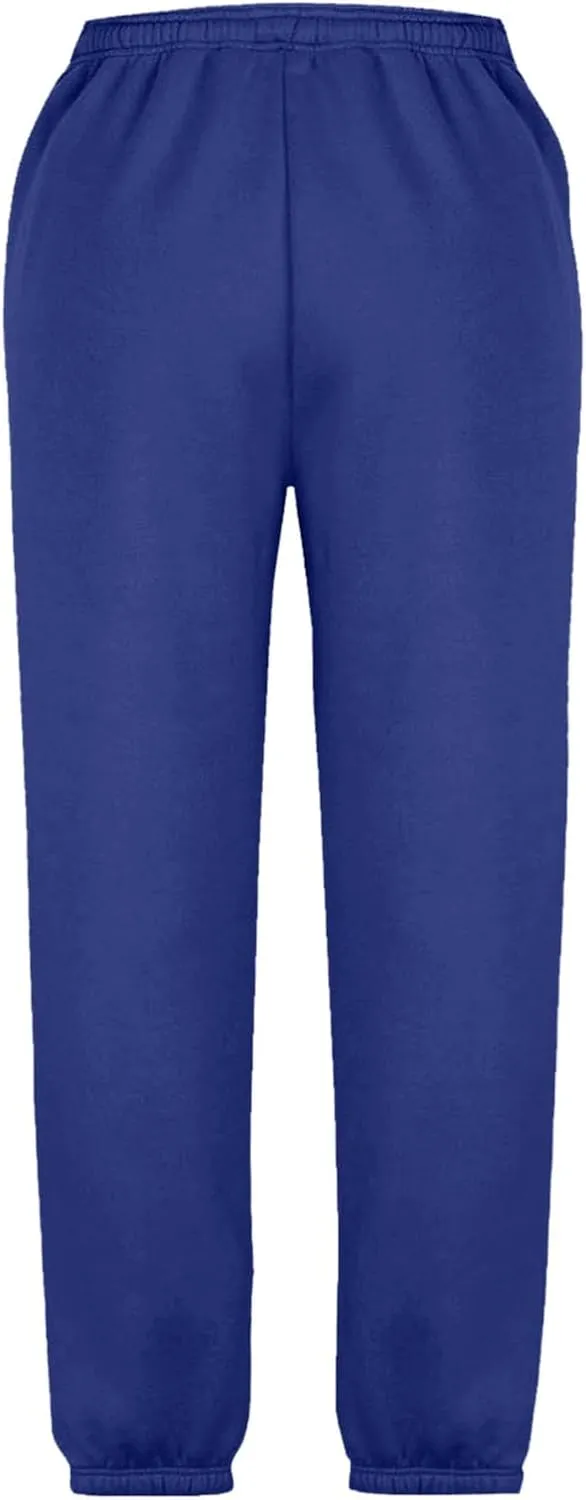 Kids Toddler Girls Joggers Solid Color Sweatpants Kids Cargo Loose High Waisted Elastic Pants with Pockets