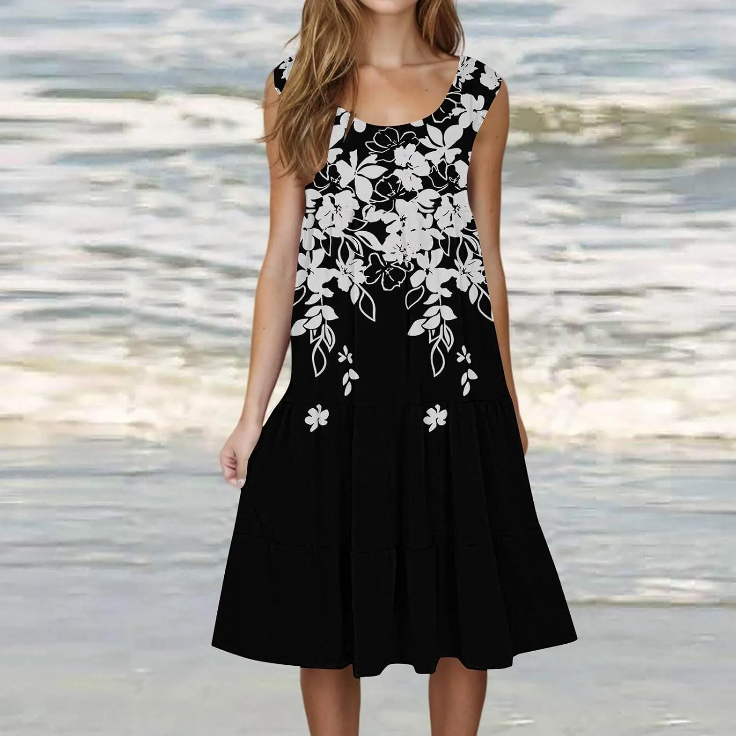 Linen Dresses for Women 2024 Italy Summer Dresses for Women Plus Size Beach Dress Casual Sundresses Sexy Sleeveless