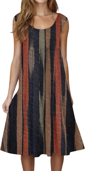 Linen Dresses for Women 2024 Italy Summer Dresses for Women Plus Size Beach Dress Casual Sundresses Sexy Sleeveless