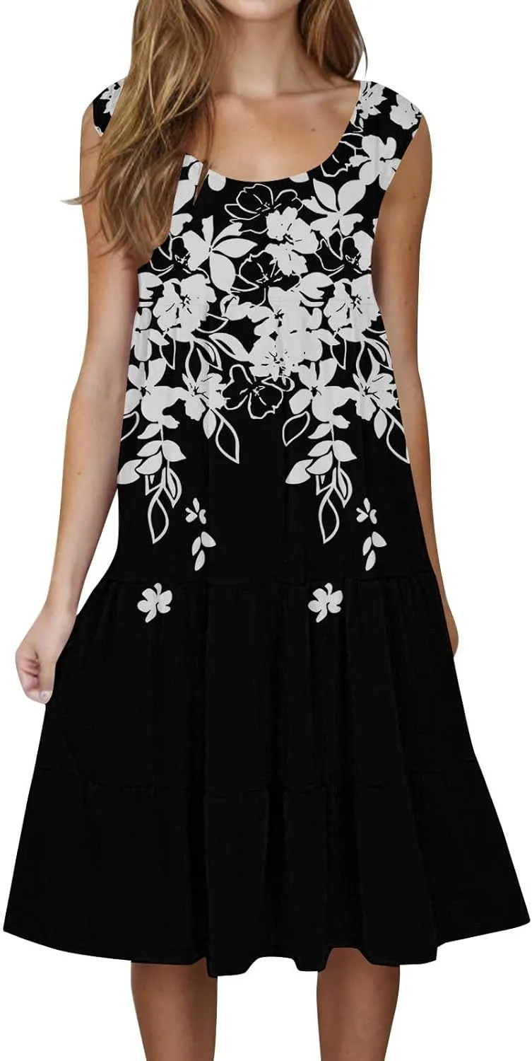 Linen Dresses for Women 2024 Italy Summer Dresses for Women Plus Size Beach Dress Casual Sundresses Sexy Sleeveless