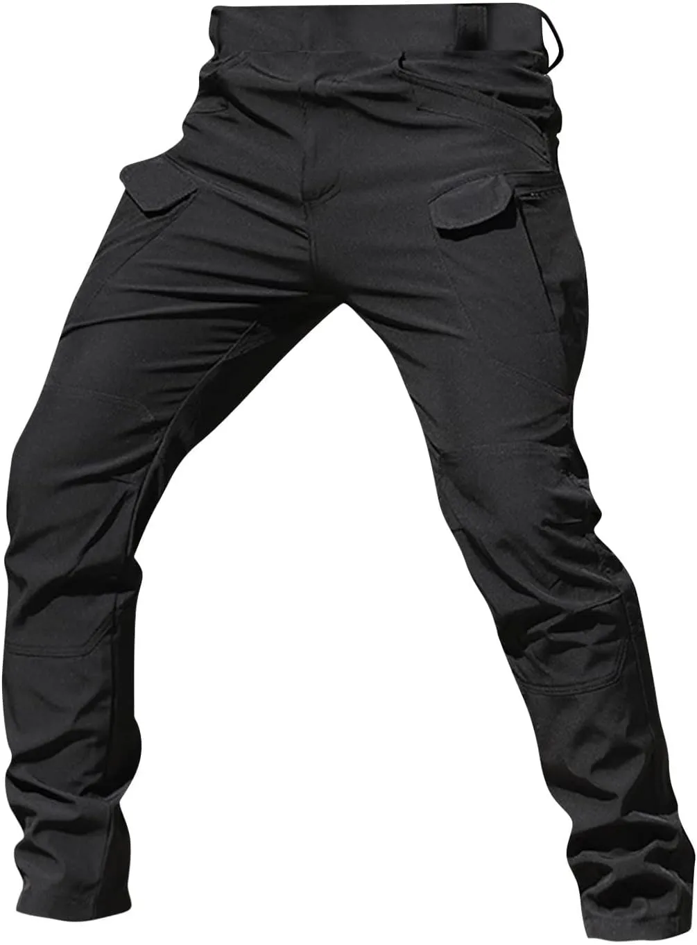 Mens Cargo Pants Stretch Multi Pockets Lightweight Classic Tactical Pants Baggy Outdoor Waterproof Hiking Work Pants