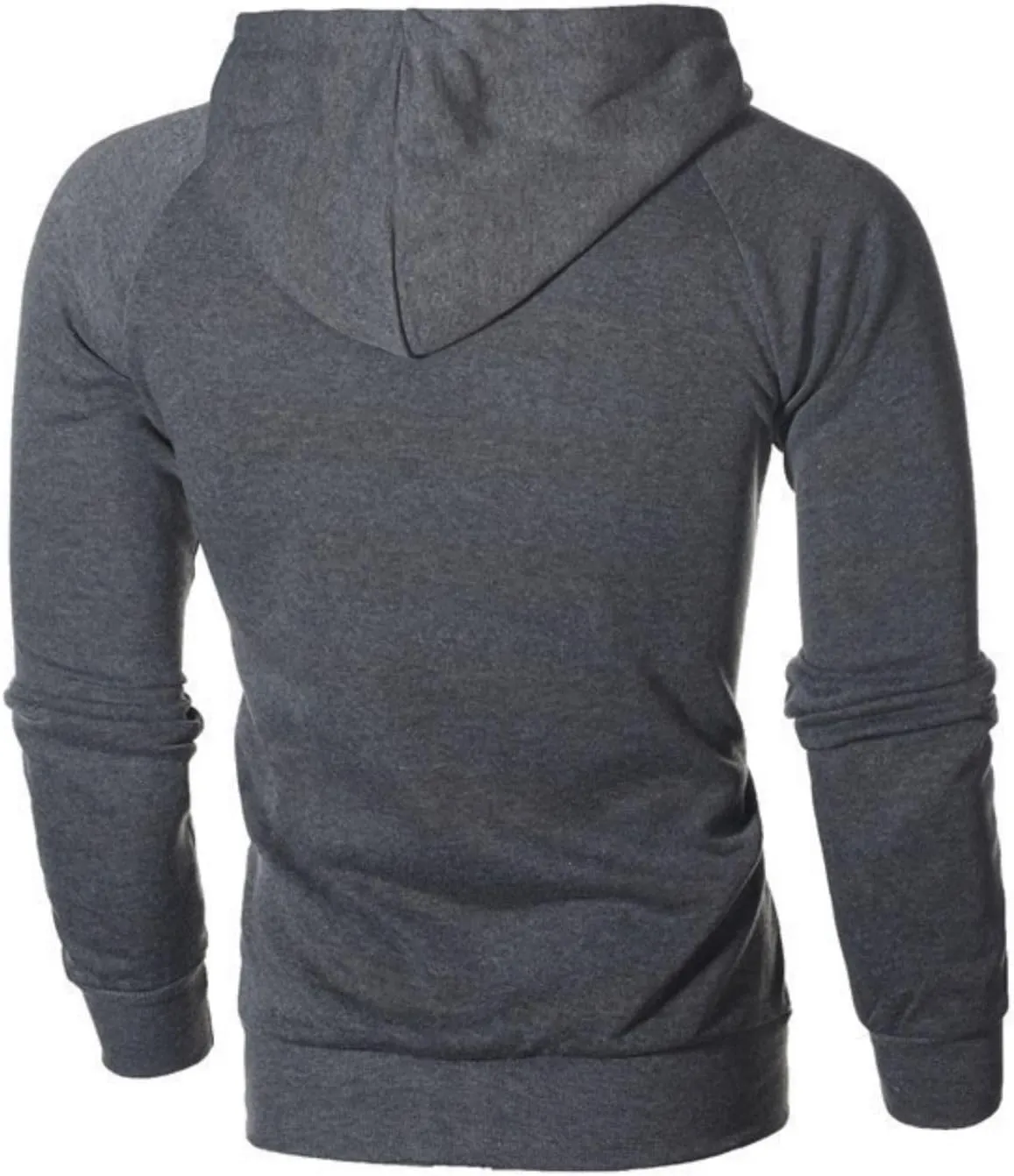 Men's Hoodies Casual Long Sleeve Zipper Sweatshirts Fashion Blouse Hooded Jackets Loose Fit Fall Winter Top