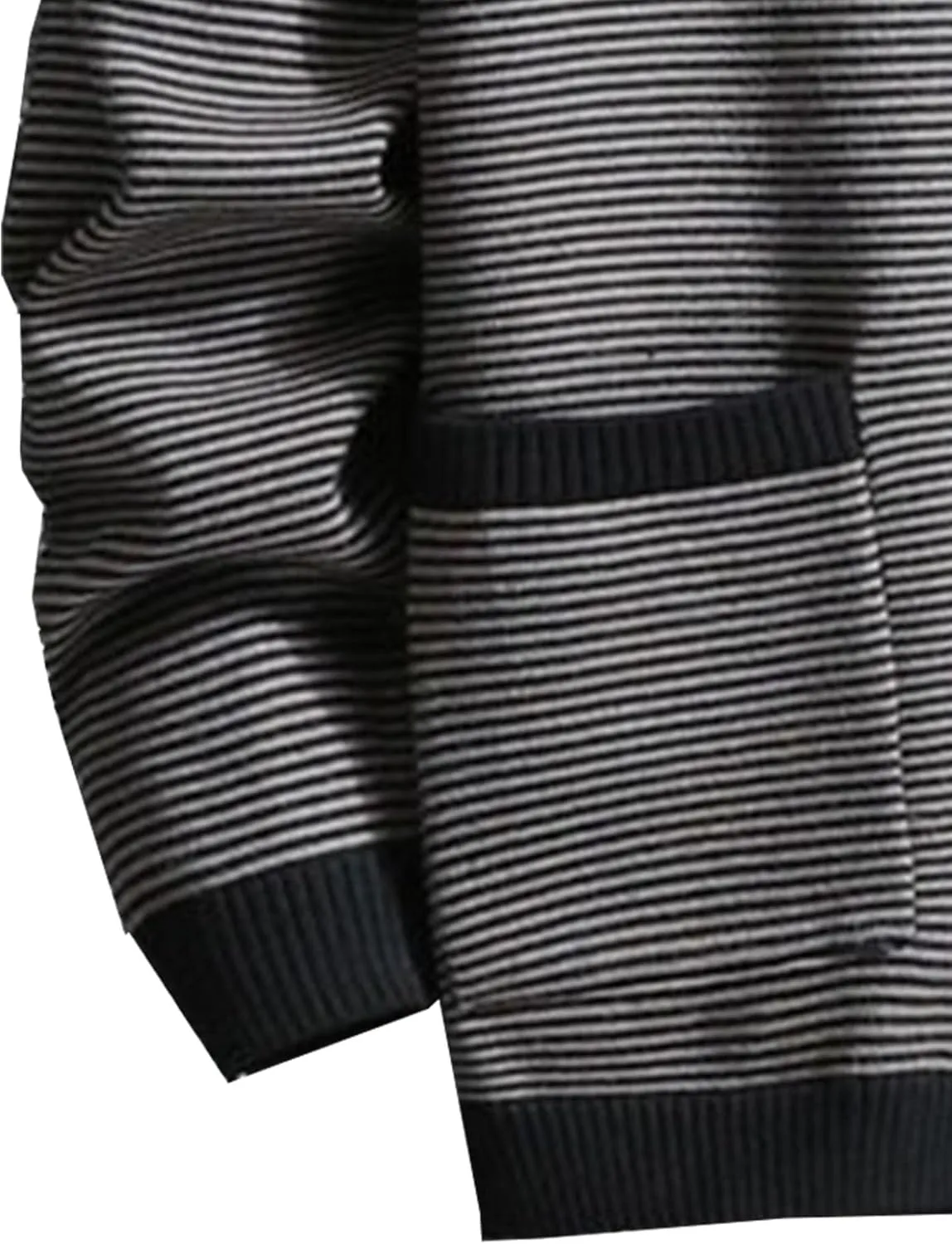 Men's V Neck Stylish Lightweight Sweater Cardigan Button Down Casual Sweater Loose Fit Knit Open Front Sweaters
