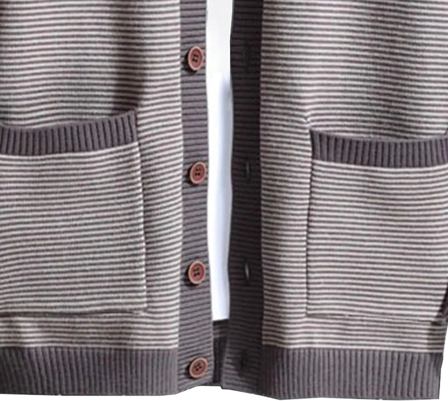 Men's V Neck Stylish Lightweight Sweater Cardigan Button Down Casual Sweater Loose Fit Knit Open Front Sweaters