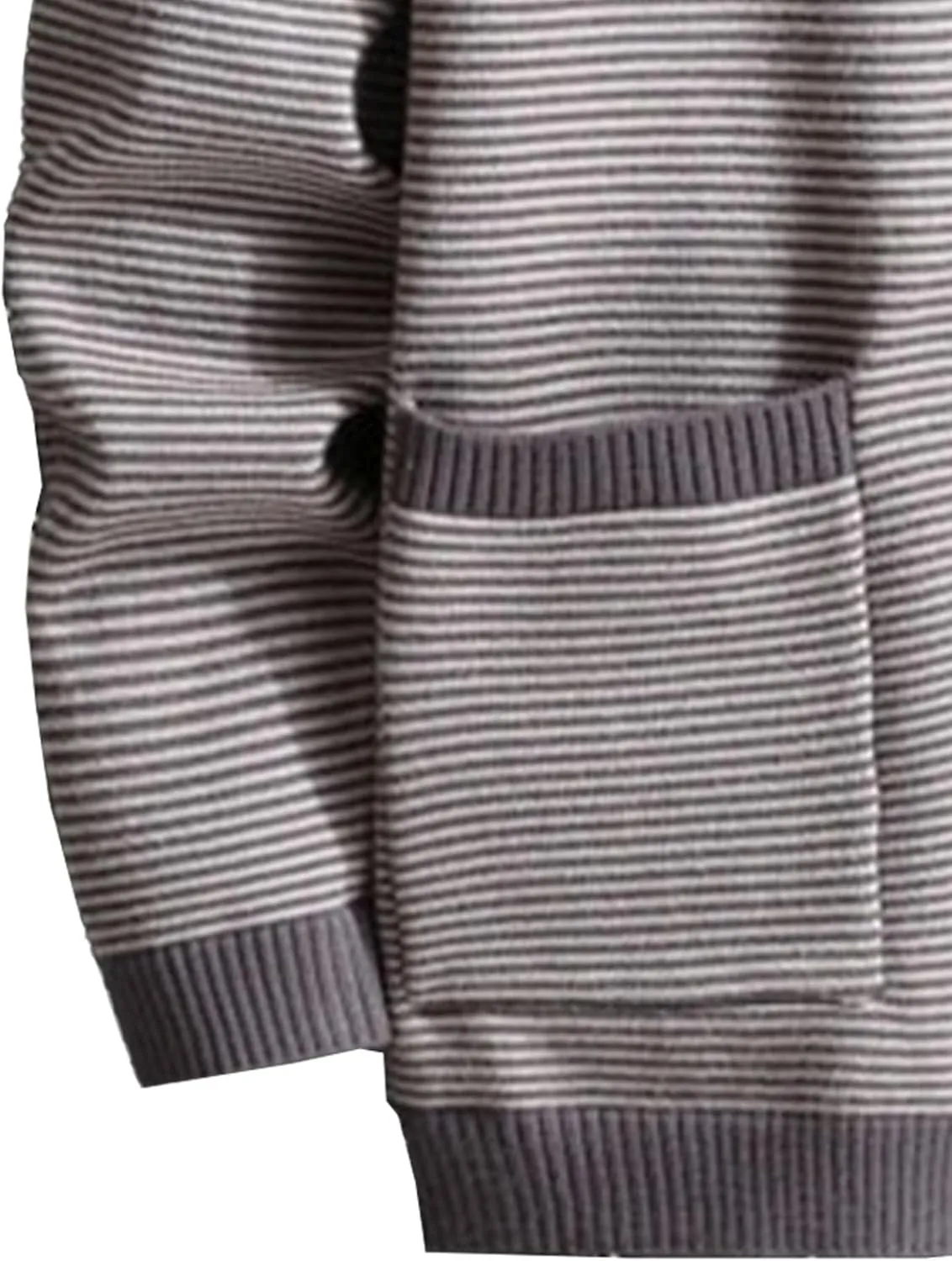 Men's V Neck Stylish Lightweight Sweater Cardigan Button Down Casual Sweater Loose Fit Knit Open Front Sweaters