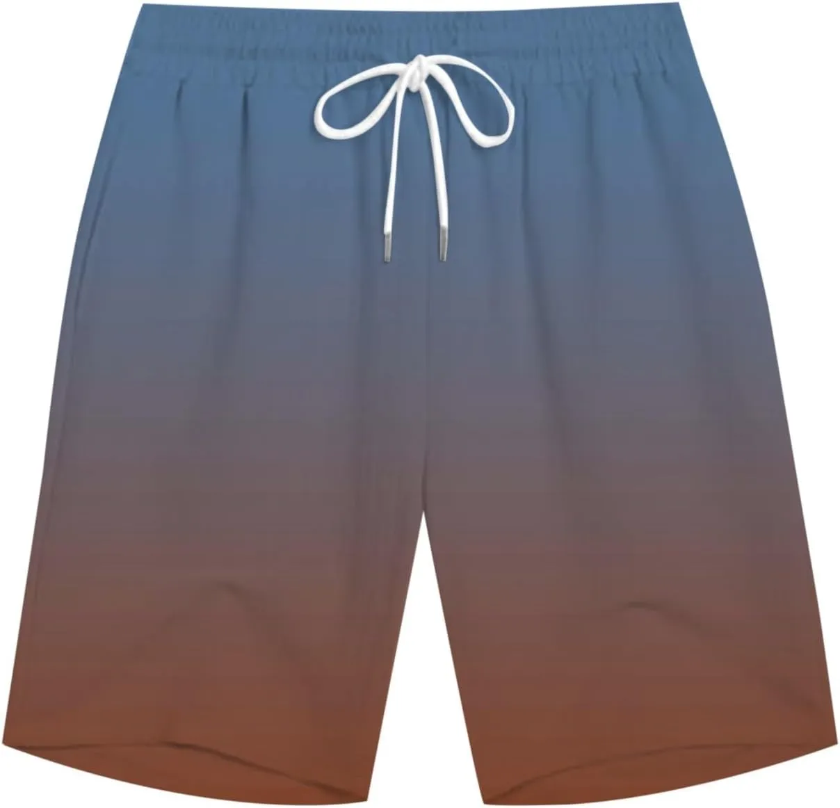 Men's Workout Running Quick Dry Gym Shorts Beach Shorts Athletic Fitness Outdoor Loose Training Pants with Pocket