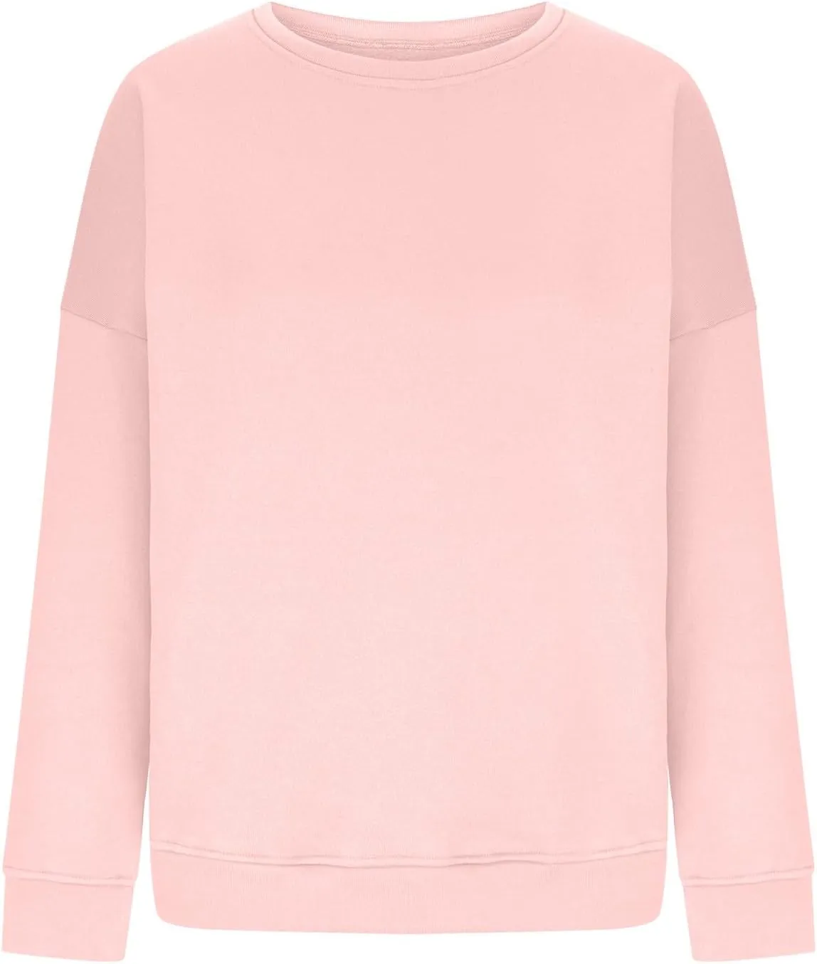 Oversized Long Sleeve Crewneck Sweatshirts For Women Casual Loose Pullover Tops Fall Fashion Fleece Sweater Clothes