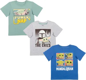 STAR WARS The Mandalorian Darth Vader Chewbacca Stormtrooper 3 Pack T-Shirts Infant to Big Kid