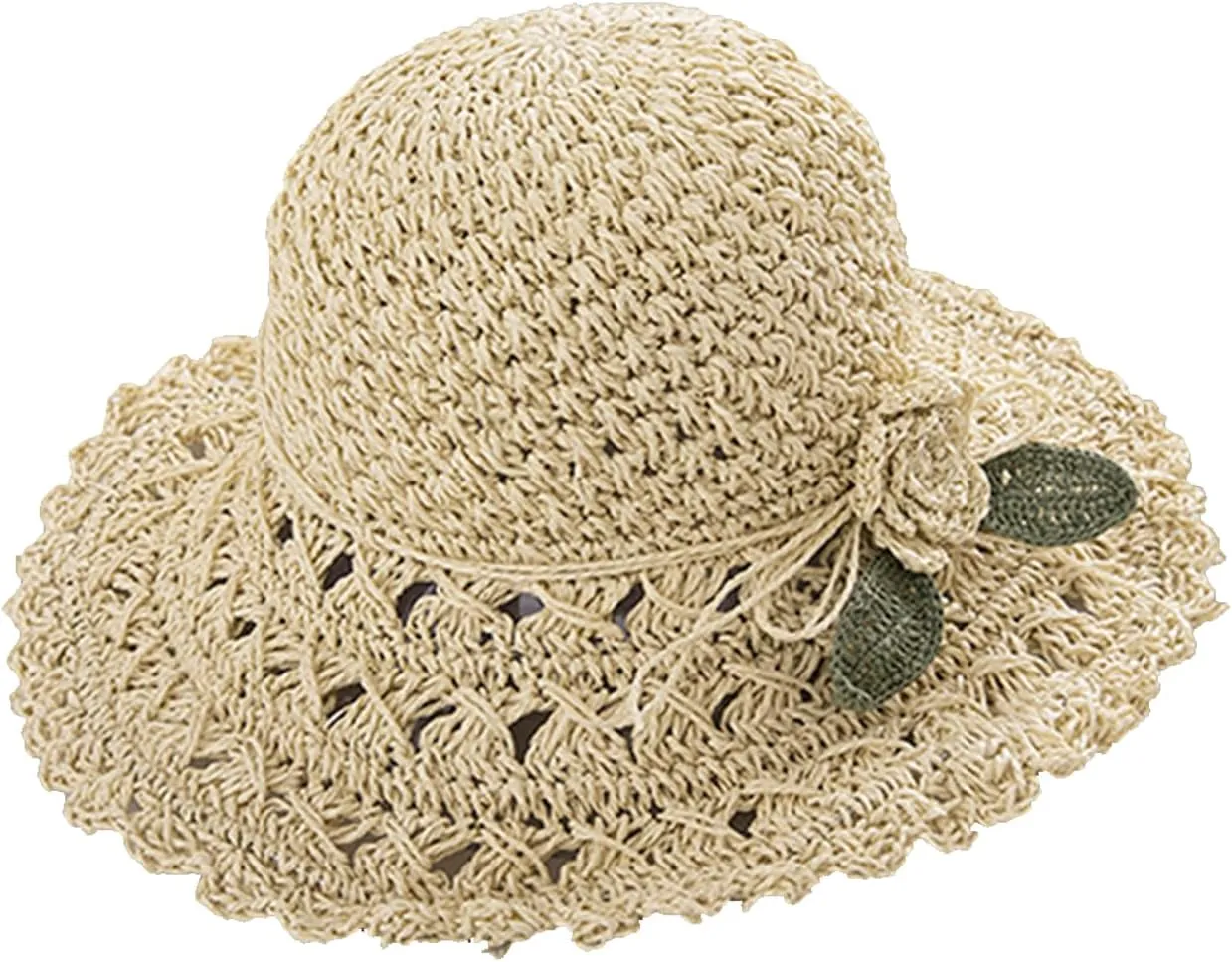 Straw Cowboy Hat Cowgirl Hat Woven Sun Hats Shapeable Brim Travel Vacation Beach Sun Hats for Men's Women's