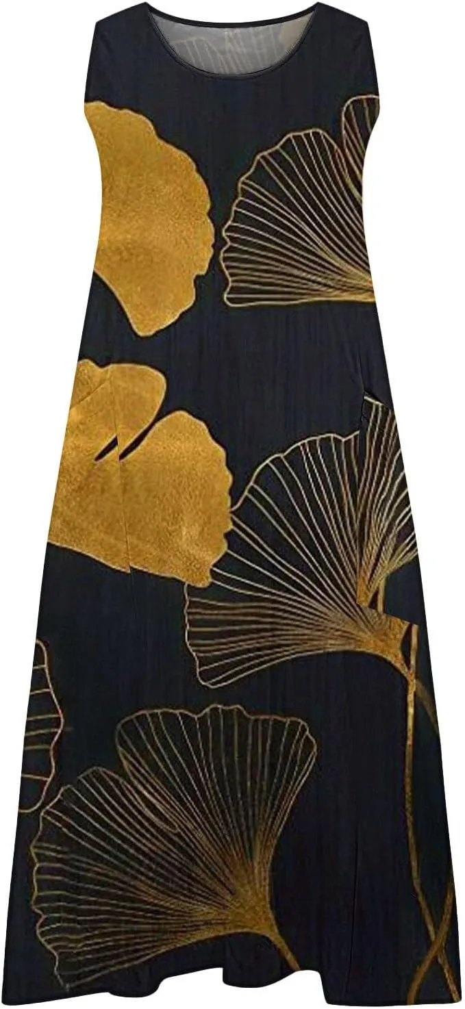Summer Dresses for Women Summer Dresses for Women Plus Size Beach Dress Casual Sundresses Sexy Sleeveless Dress