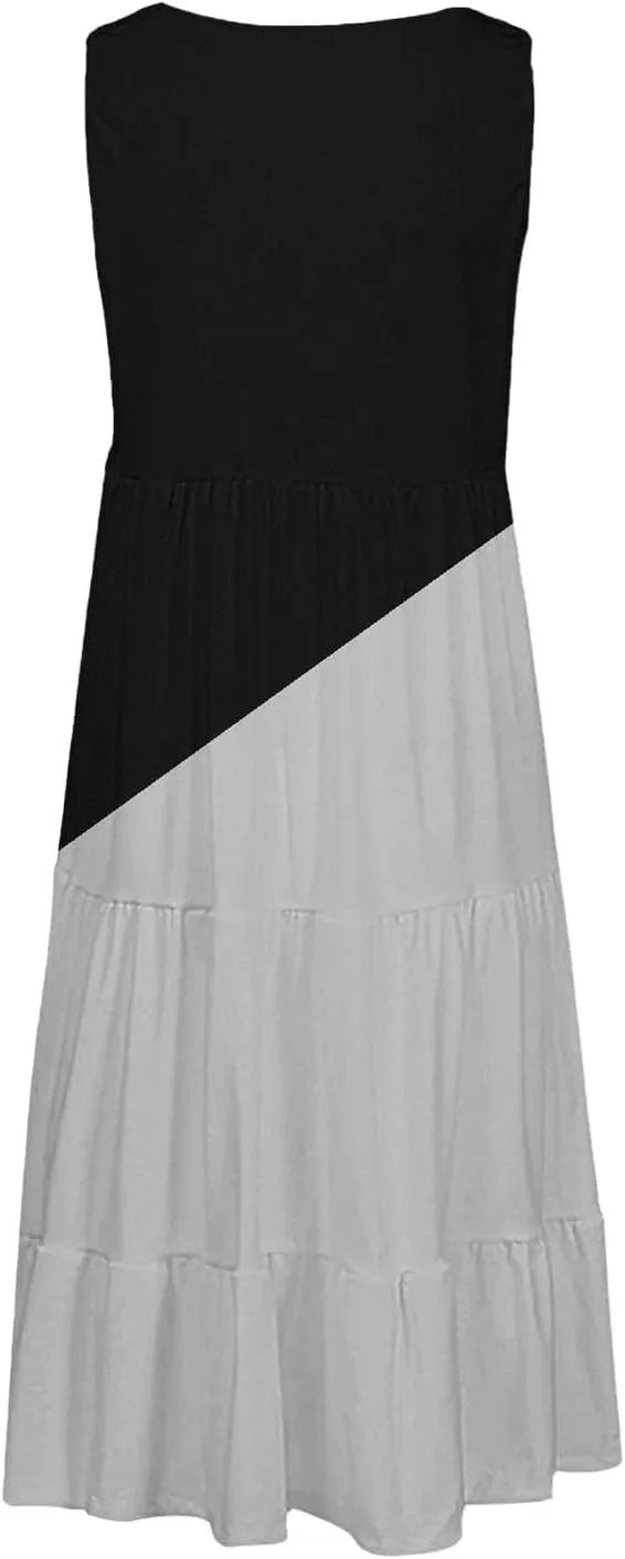 Summer Dresses for Women Summer Dresses for Women Plus Size Beach Dress Casual Sundresses Sexy Sleeveless Dress