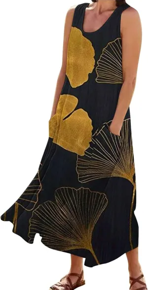 Summer Dresses for Women Summer Dresses for Women Plus Size Beach Dress Casual Sundresses Sexy Sleeveless Dress
