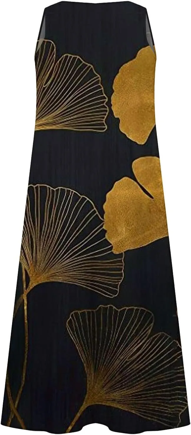 Summer Dresses for Women Summer Dresses for Women Plus Size Beach Dress Casual Sundresses Sexy Sleeveless Dress