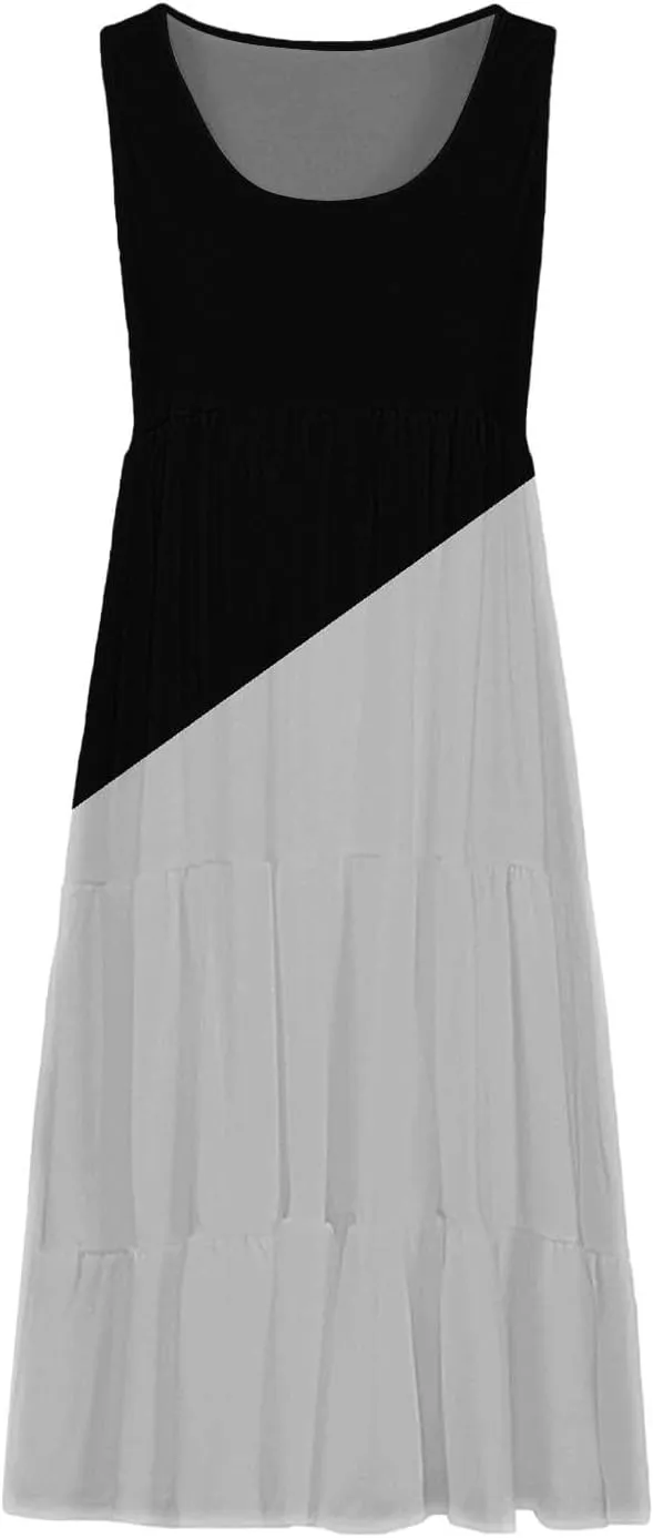 Summer Dresses for Women Summer Dresses for Women Plus Size Beach Dress Casual Sundresses Sexy Sleeveless Dress