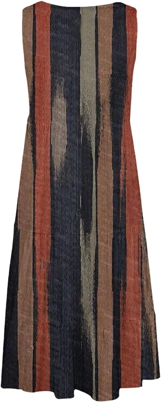 Summer Dresses for Women Summer Dresses for Women Plus Size Beach Dress Casual Sundresses Sexy Sleeveless Dress